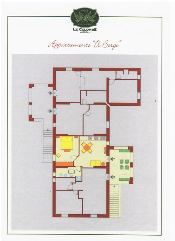 Agriturismo Le Colombe Асизи Стая снимка